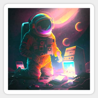 Broken Astronaut Quantum Jazz Sticker